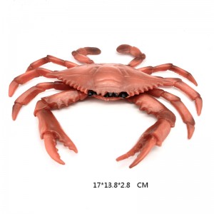 Hot Selling Ocean Sea Animal Toys World Crab Simulated Wildlife Model Toys Gift For Kid