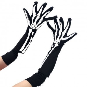 2021 Hot Sale Halloween ghost festival bone stockings tights mitten black stockings