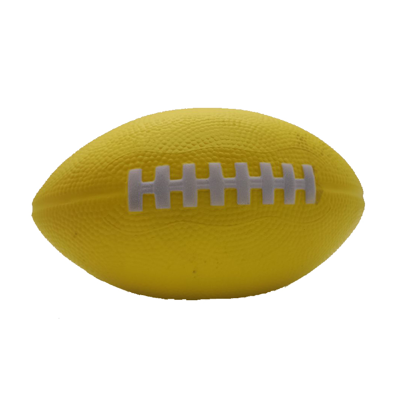Custom pu material rugby variety style elastic stress balls bouncy balls