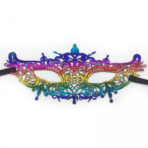 Jumlo 6 midab leh 3D halloween bat maaskaro maaskaro-maskrade carnival