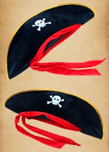 High Quality Cheap Halloween Pirate Skull Caribbean Pirate Fancy Dress Hat