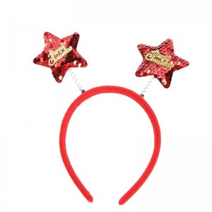 Nrov Tsim Christmas Accessories Tshiab Tsim Hair Band Headbands