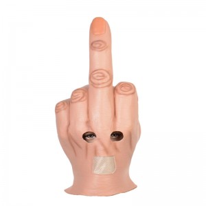 Продажба на едро на висококачествени креативни средни пръсти Хелоуин Маска декорация Парти консумативи