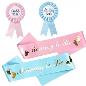 Baby Shower Cheap Baby Shower Daddy Mommy To Be Badge Set Per Gender Reveals Party Favors Decoration