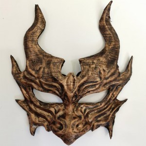 Màscara 3D disfressa de festa de Halloween Cosplay per a homes adults, màscares de mitja cara d'animals de por