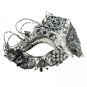 Nou design pentru adulți neutru steampunk Terror Halloween Mask masca de petrecere mascarada Veneția