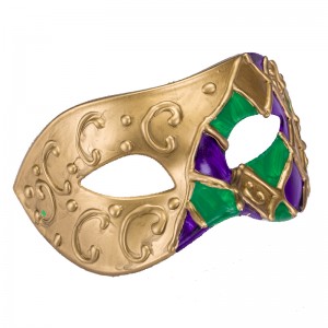 Ир-атлар хатын-кызлар ялтыравыклы туп кичәсе Венесия карнавалы Хэллоуин Марди Грас маскарад маскасы