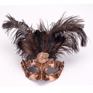 Carnival Venetian Lace Feather Ball Masquerade Mask Paillette Flower Party Eye Masks