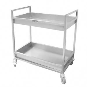 Double-layer platform trolley