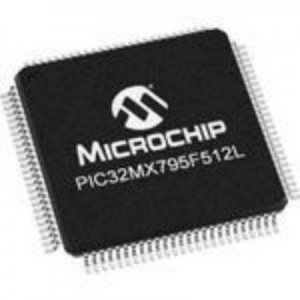 میکروکنترلرهای 32 بیتی PIC32MX795F512L-80I/PT MCU 512KB فلش 128KB USB ENET
