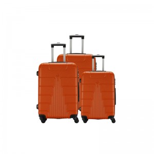 စိတ်ကြိုက်ခရီးဆောင်အိတ် ABS ခရီးသွားတွန်းလှည်း ခရီးဆောင်အိတ် Hardshell Suitcase Rolling On Luggage