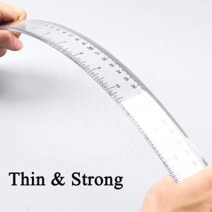 Best High Quality Moveable Whiteboard Factories –  BEST Foot Ruler Transparent Clear Plastic Scale Ruler Good Quality Plastic – Fuyang Shirleyya