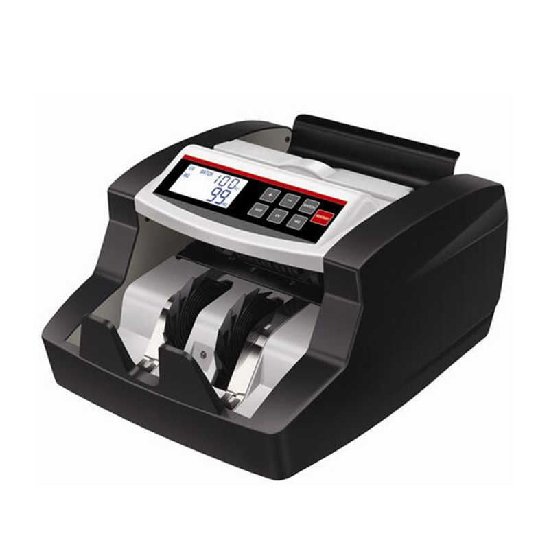 Бројач на сметки со овозможен детектор за пари-печатач за мали бизниси