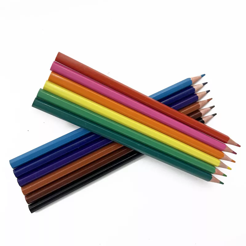 Set Pensel Kanak-Kanak 12 Warna Panas dengan Lukisan Kotak