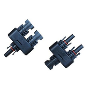 MC4 सोलर पीवी कनेक्टर और सोलर सिस्टम के लिए टी-शाखा कनेक्टर