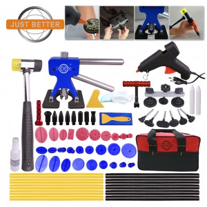 Paintless Dent Repair Tools Auto Dent Puller Kit Dent Puller Lifter for Car Large & Small Ding Hail Dent Removal