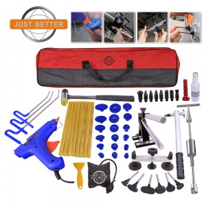 Paintless Dent Removal Rods Dent Puller Kit for Auto Dent Removal, Minor Dents, Door Dings