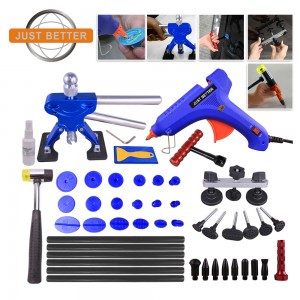 Car Dent Removal Paintless Dent Puller Lifter Repair Kit Hail Removal Glue Tabs Set