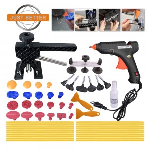 Paintless Dent Repair Kit Dent Lifter Puller for Car Large & Small Ding Hail Dent Removal