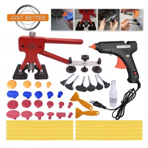 Best quality Motorcycle Pdr Tools - Auto Paintless Dent Repair Kits Car Dent Pulling Tools Automotive Ding Kit of Car Body Dents  – Just Better