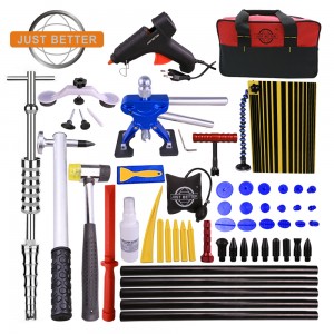 Manufacturer for Pdr Tools Hammer - Professional Paintless Dent Removel Repair Tools Kits for Car Body Hail Damge Dent And Door Ding Repair Removal  – Just Better