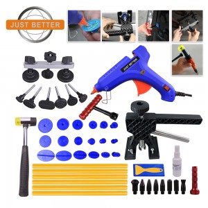 Paintless Dent Removal Repair Remover Tool Kit Car Dent Puller Set for Hail Damage Door Ding