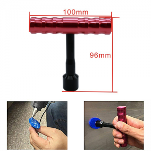 T Bar Car Paintless Dent Repair Tools With 18pcs Glue Tabs