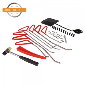 Paintless Dent Repair Tools Kit Hook Rods Kit with for Car Dents Hail Damage Removal Repair