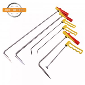 6PCS Adjustable Handle Hook Rod Kit Rotating Handle Dent Repair Hook Kit