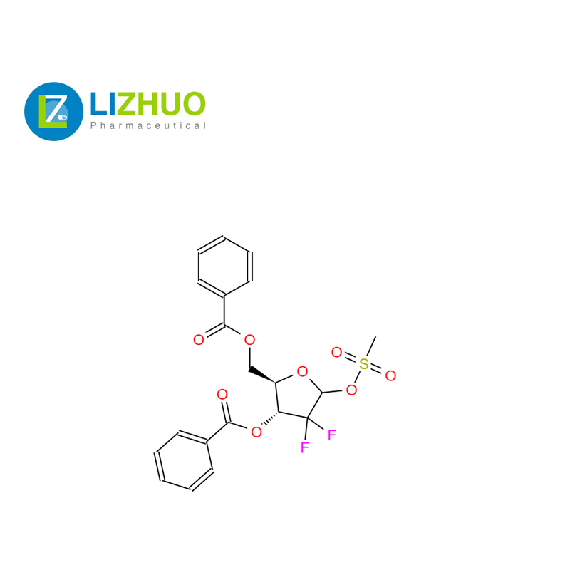 2-Dezoxi-2,2-difluor-D-eritro-pentofuranóz-3,5-dibenzoát-1-metánszulfonát CAS-szám.122111-11-9