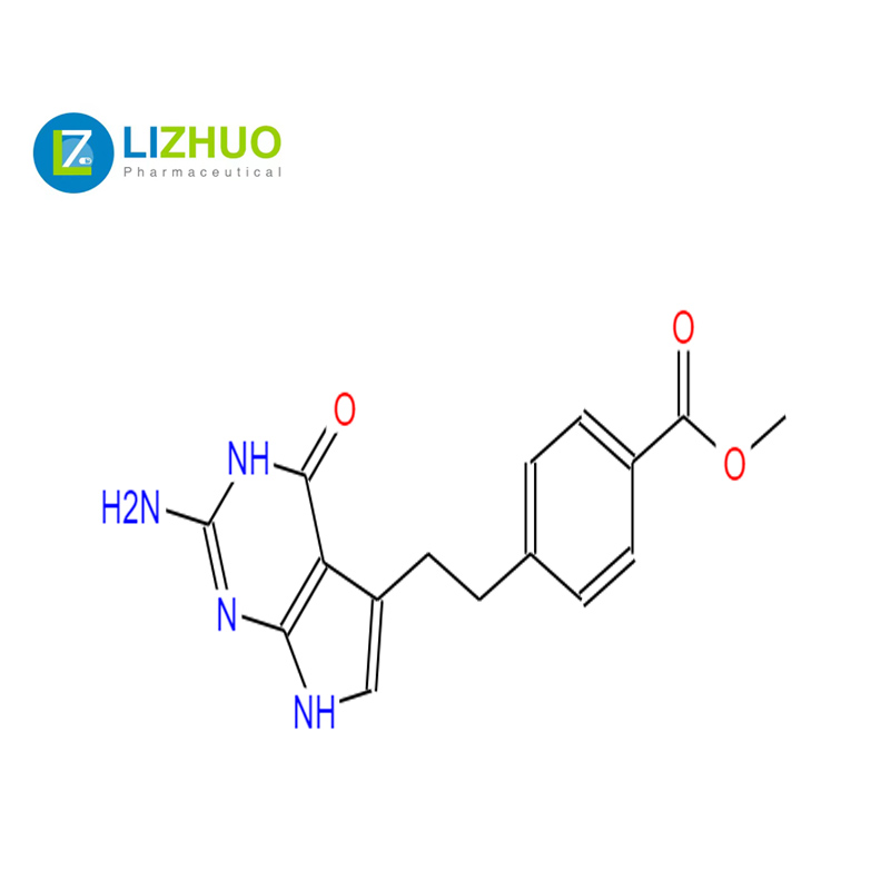 4-[2-(2-أمينو-4,7-ثنائي هيدرو-4-أوكسو-1H-بيرولو[2,3-د]بيريميدين-5-ييل)إيثيل]إستر ميثيل حمض البنزويك CAS NO.155405-80-4