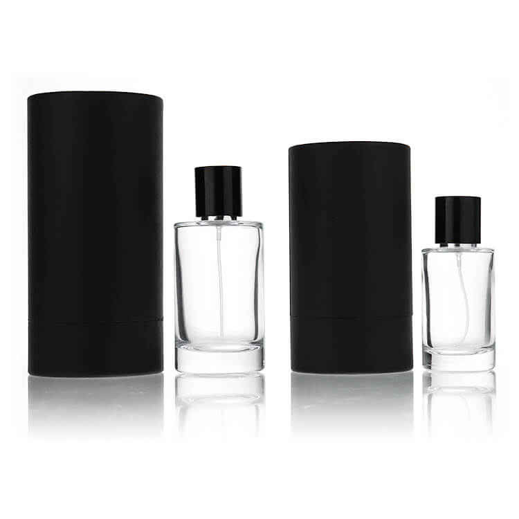 30ml 50ml 100ml Round Perfume Glass Bottle with Packaging Box