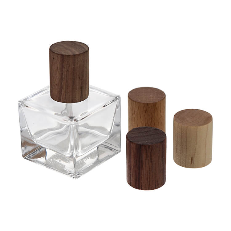 30ML Cube Refillable Fine Mist Perfume Oil Glass Bottle
