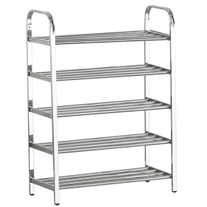 Stainless steel shoe rack 2 layer to 6 layer shoe storage organizer