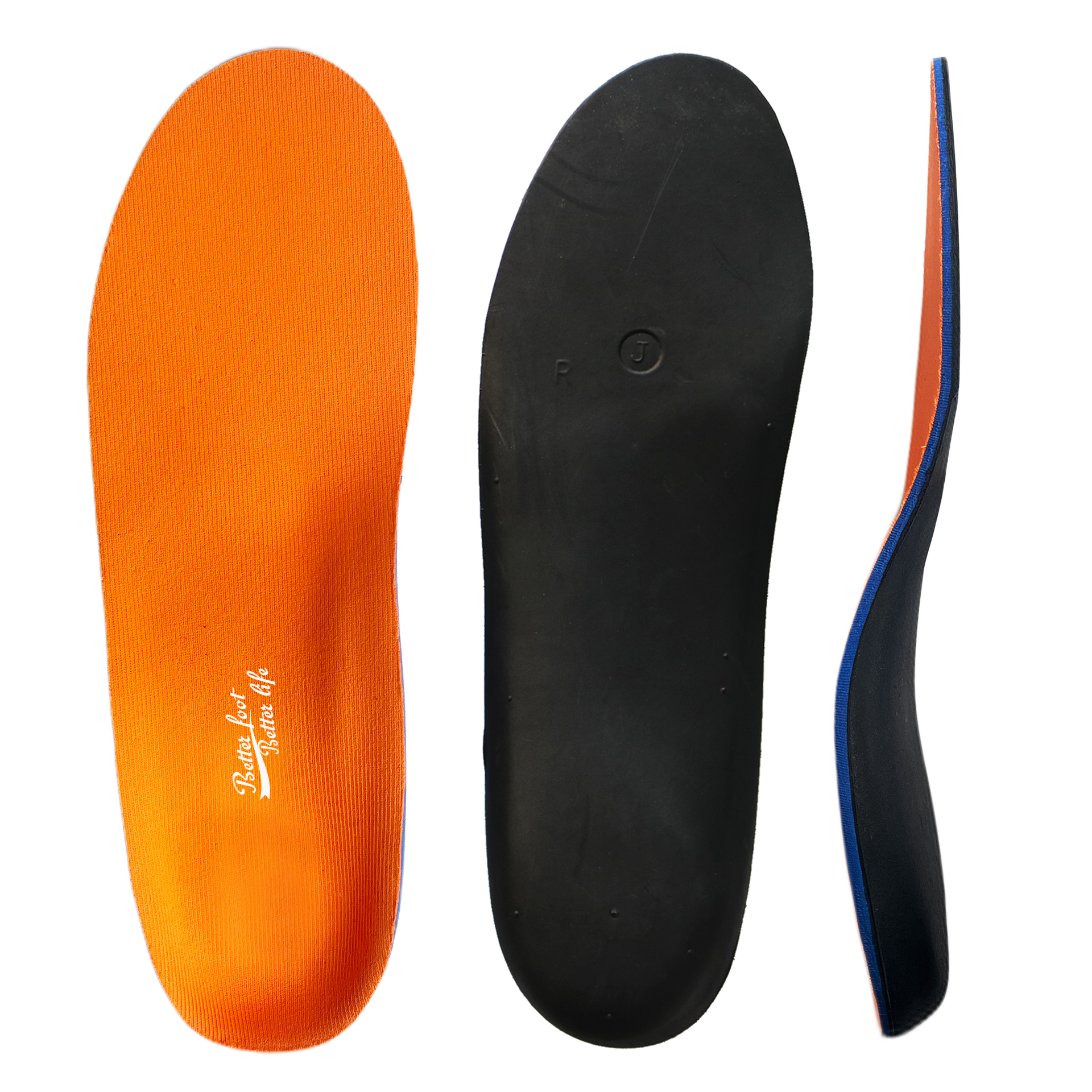 Поддержка свода стопы при плоскостопии, стельки для ходьбы и бега, ортопедические оранжевые вставки для обуви Рекомендуемое изображение