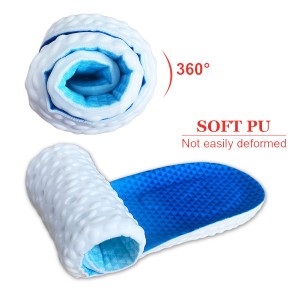 Shock Absorption Comfort Sport Insole Soft Flat Feet PU Insoles Don Takalmi