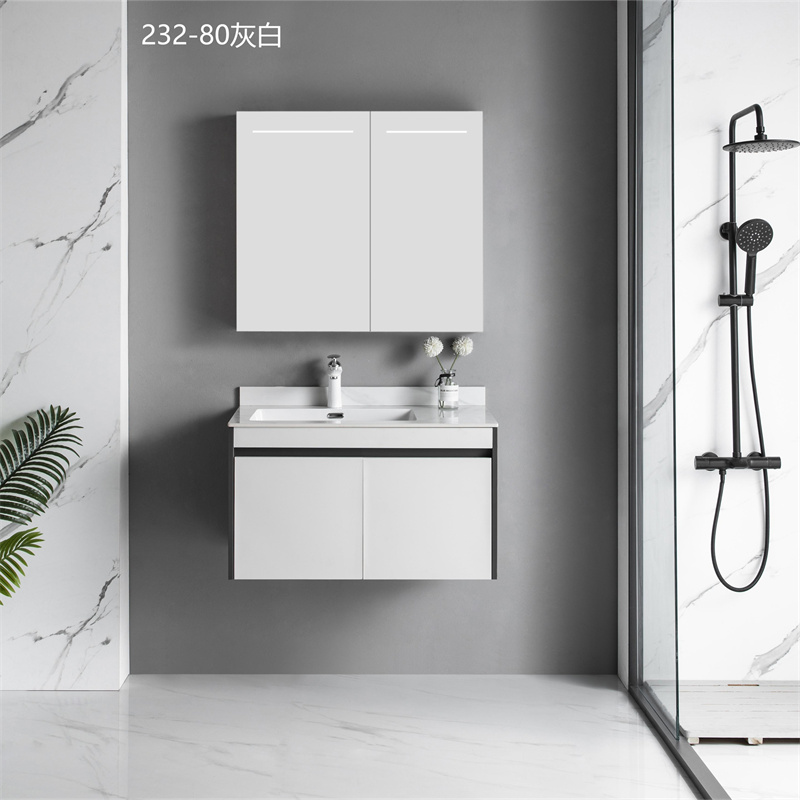 LED 조명이 있는 완벽한 세면대 욕실 거울이 있는 최고 품질의 도매 현대적인 욕실 세면대