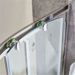 304 Nerūdijančio plieno rėmo stiklinės dušo durys vonios kambariui