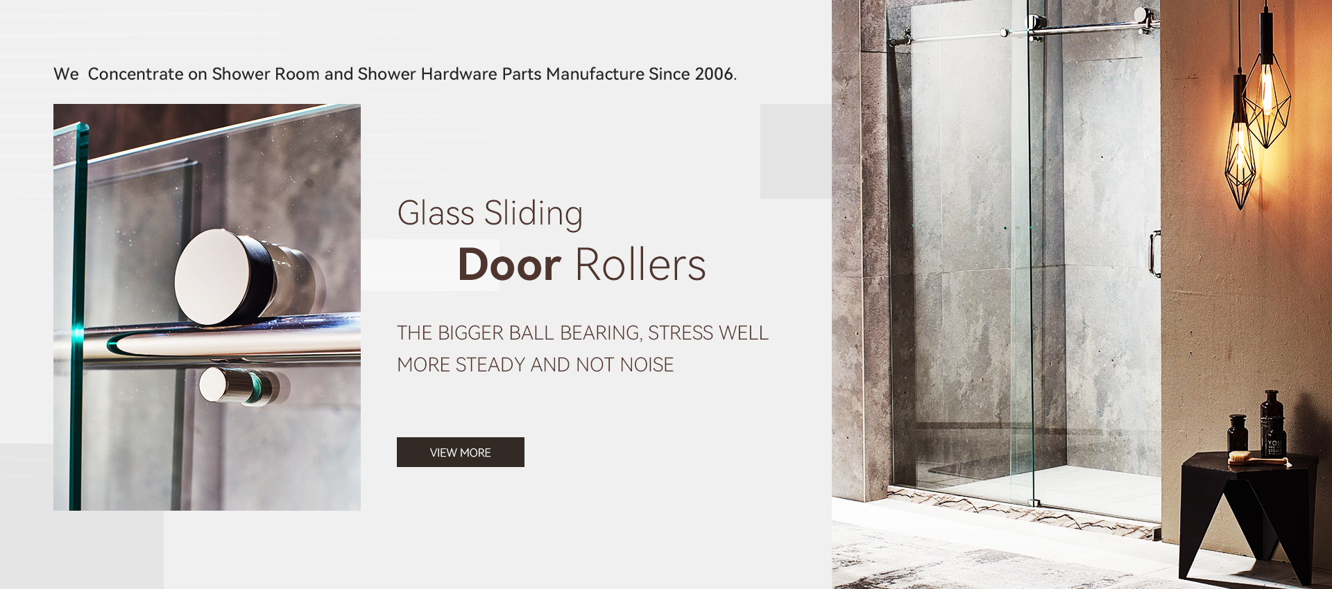 Glass Hardware Manufacture Shower Door Runner