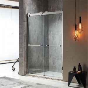 stiklinių durų ritininis pakabinamas stumdomų durų apkaustas vonios kambariui