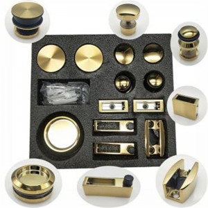 China wholesale Glass Shower Door Kit - shower door hardware parts of sliding door accessories – Maygo