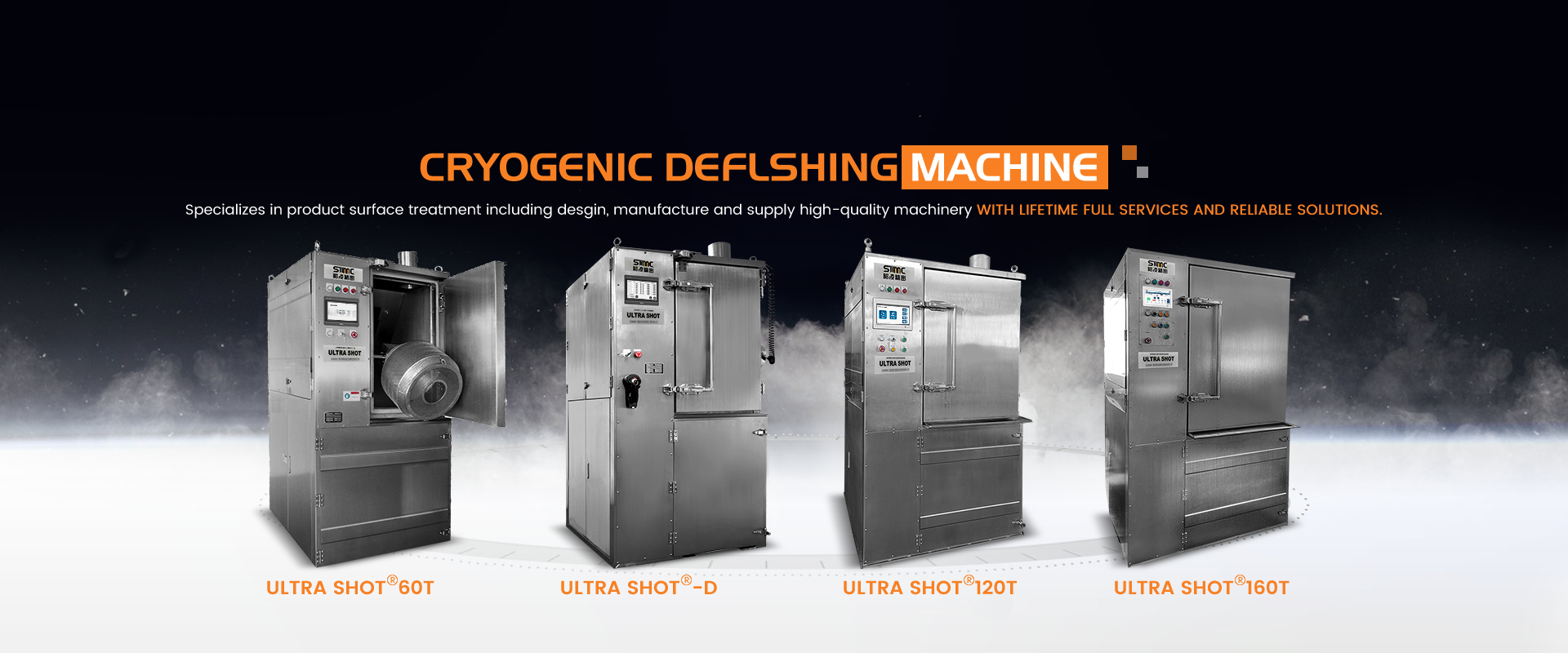 Machines d'ébavurage cryogénique ULTRA SHOT