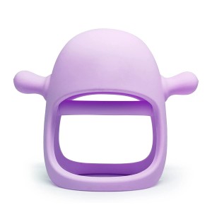 빠는 필요를위한 Teether 아기 씹기 유아 손 젖꼭지 유방 수유 실리콘 Teething Toys