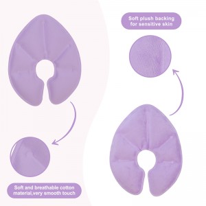 Ľadové zábaly na terapiu prsníkov s mäkkými poťahmi, horúce a studené prsné vankúšiky, opakovane použiteľné horúce studené prsné gélové zábaly, základné potreby na dojčenie pre mamičky