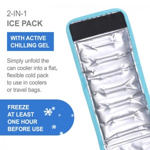 Bisa Cooler Fleksibel Freezable Gel lan Es Pack kanggo Reguler