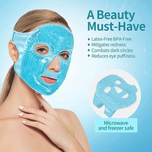 Senwo Beauty Supplies Περιποίηση δέρματος Προσώπου Κρύα Κομπρέσα Επαναχρησιμοποιήσιμη Gel Ice Beads Πακέτο μάσκας ύπνου προσώπου