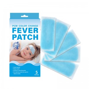 Senwo Health Care Supplies OEM Direct Factory Fever Sticker Cooling Gel Sheet Headache Pad macromolecule gel