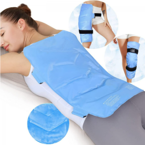 Prilagodite paket leda za cijeli leđa za ozljede Veliki gel ledeni omot za višekratnu upotrebu za ublažavanje bolova u leđima od otoka, modrica i uganuća pomoću terapije hladnom kompresijom, XXL