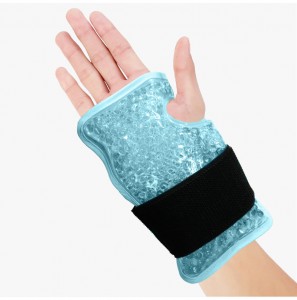 Senwo Reusable Wrist Ice Gel Beads Pack Wrap for Carpal Tunnel Relief