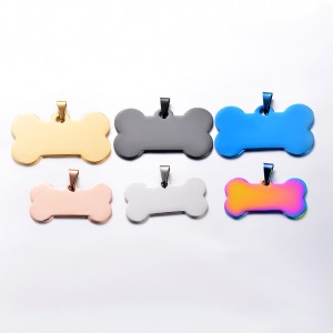 Cat Tags Collar Accessories 6 Colores Blank Pet ID Tag Jewelry